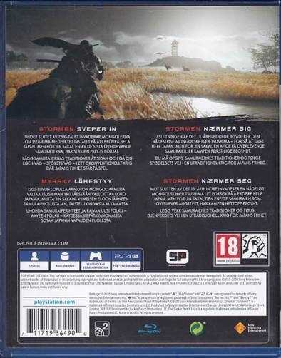 Ghost of Tsushima - PS4 (A-Grade) (Genbrug)